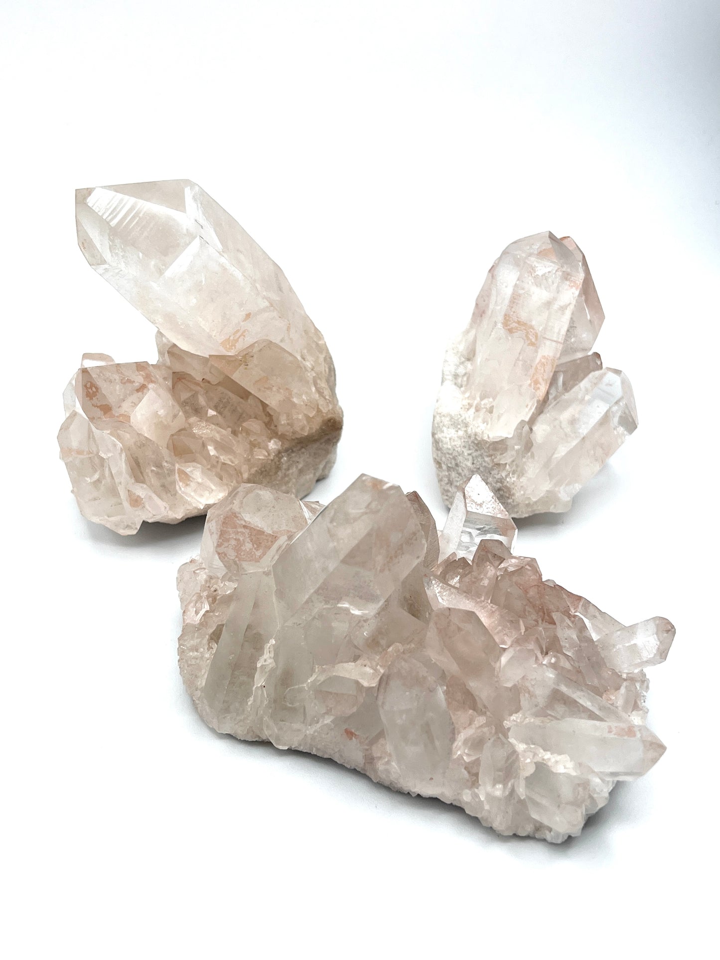 Lemurian Quartz Clusters