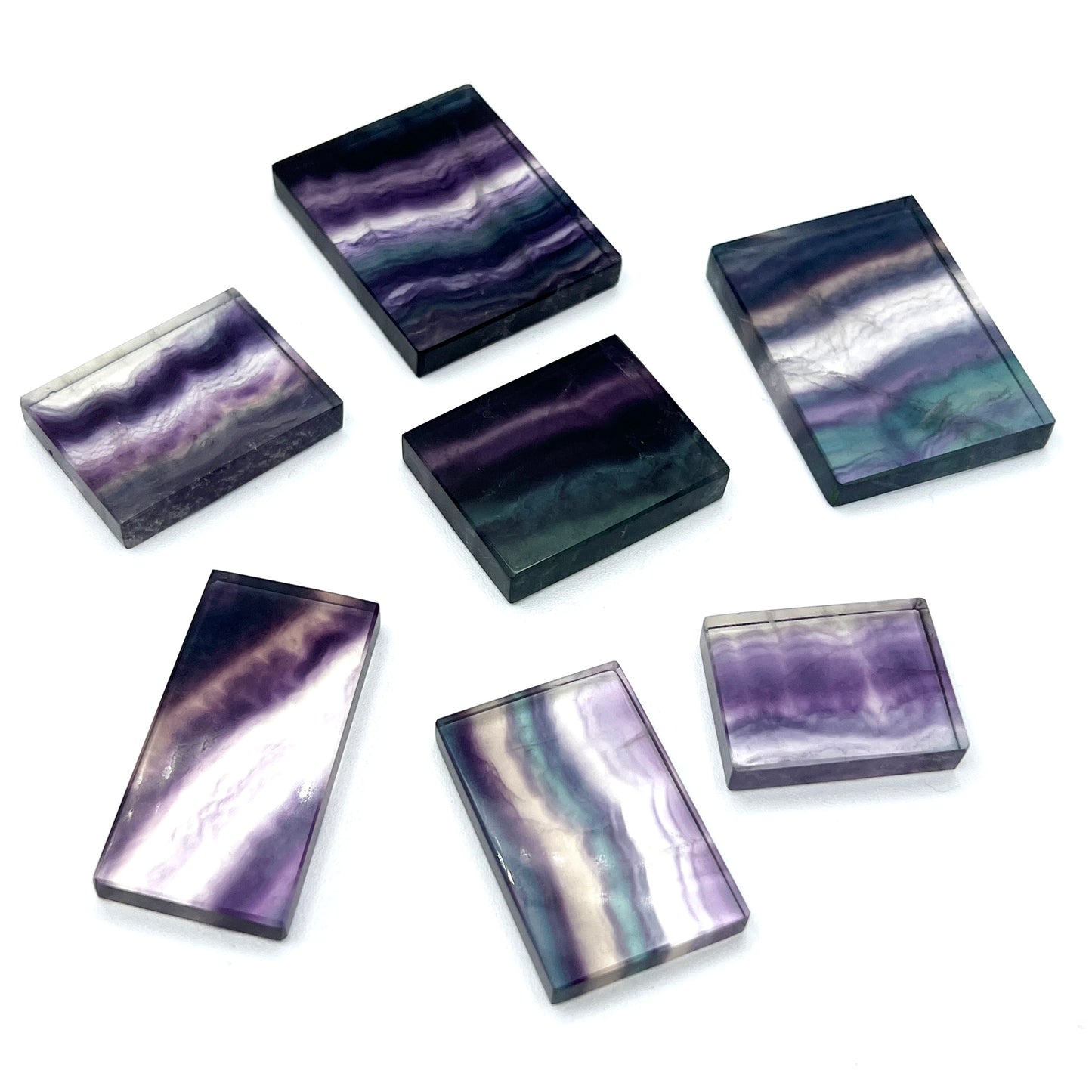 Fluorite Slab Slices