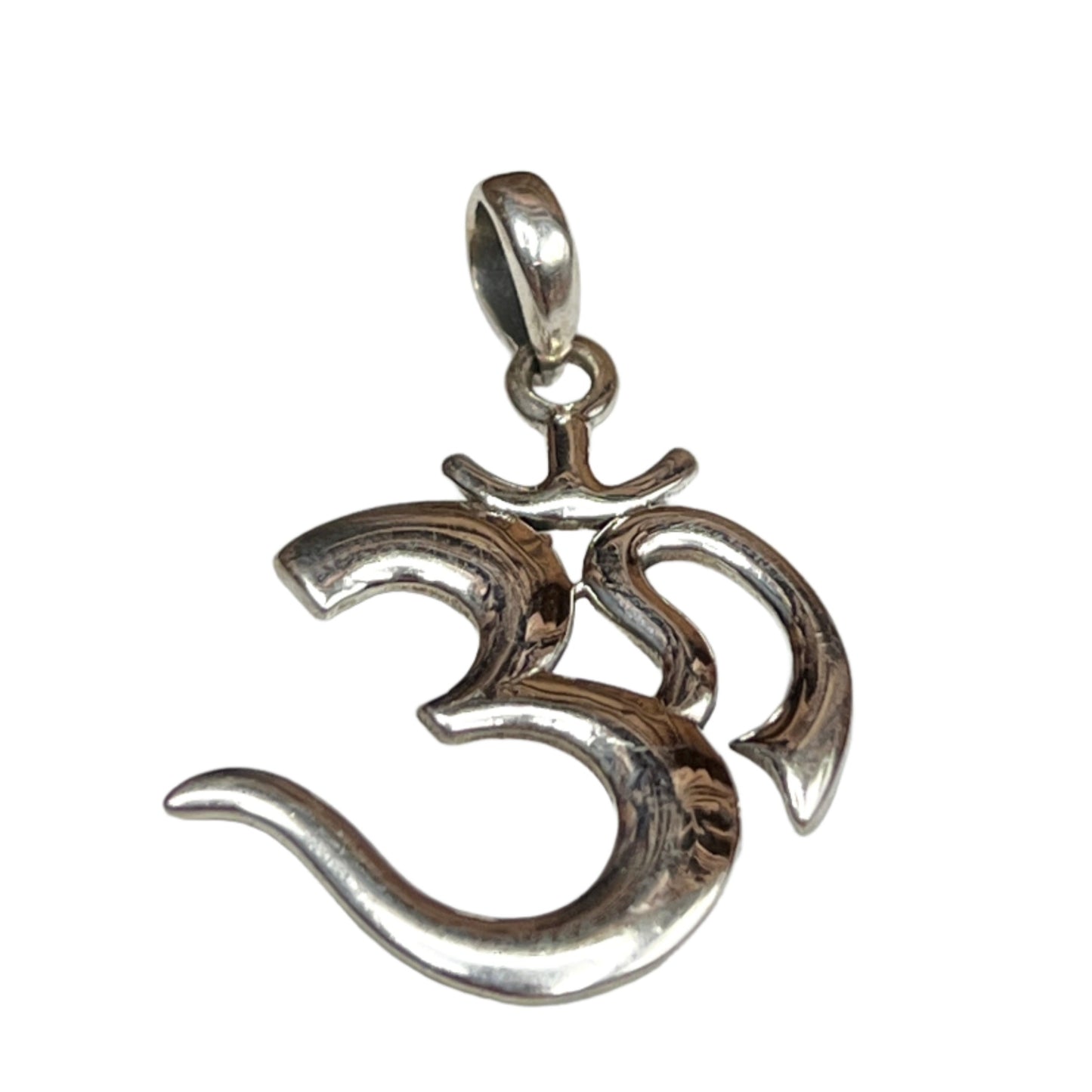 Sterling Silver Om Pendants