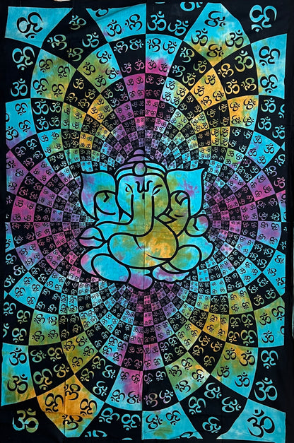 Om Ganesh Tapestry | 4 Colors
