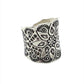 Sterling Silver Hill Tribe Center Flower Ring