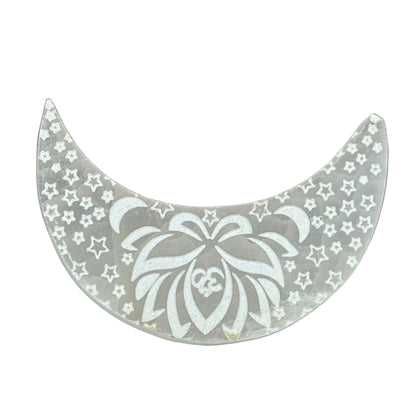 Selenite Crystal Cleansing Charging Crescent Moon