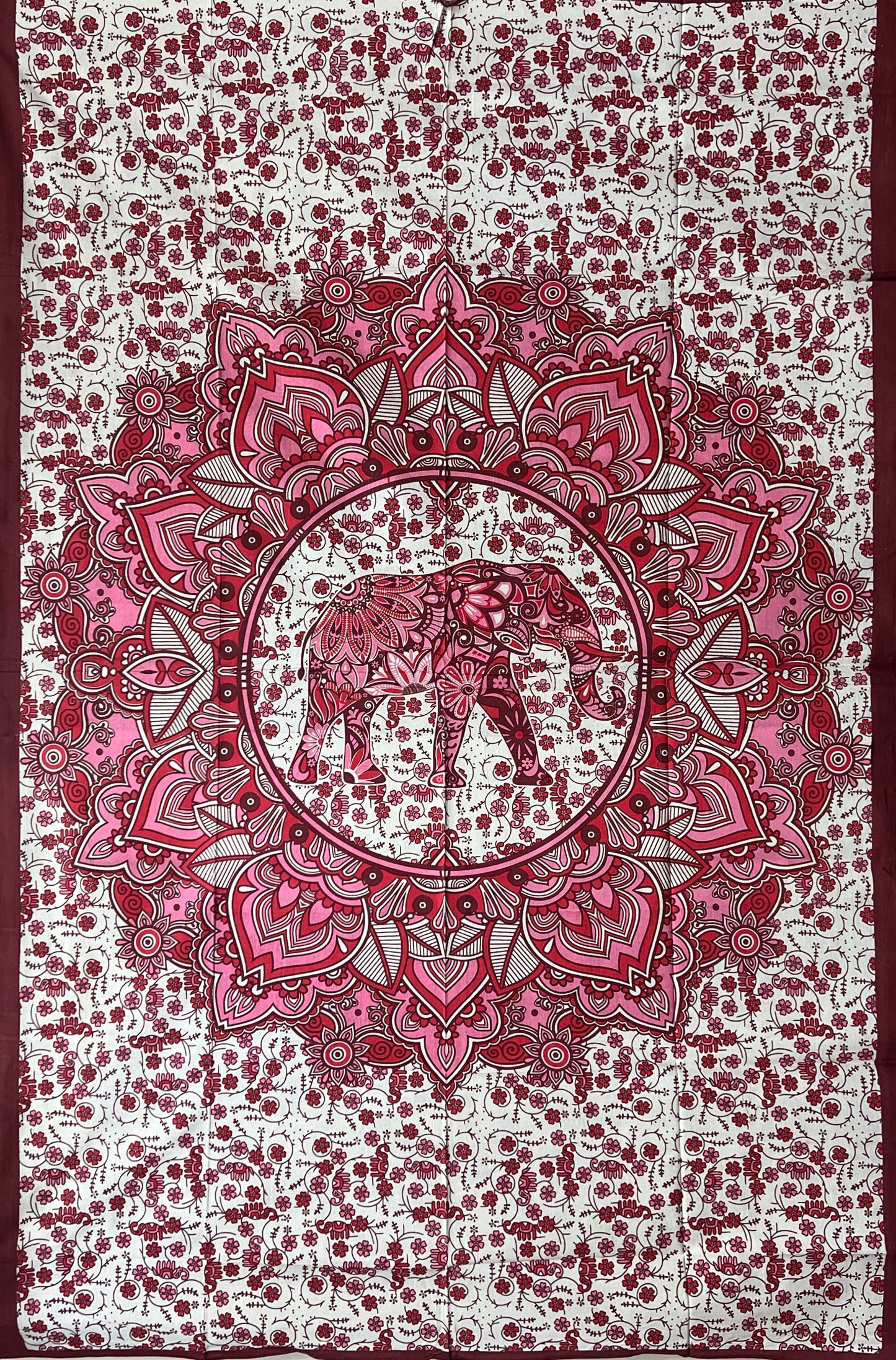 Lotus Elephant Mandala Tapestries | 2 Colors