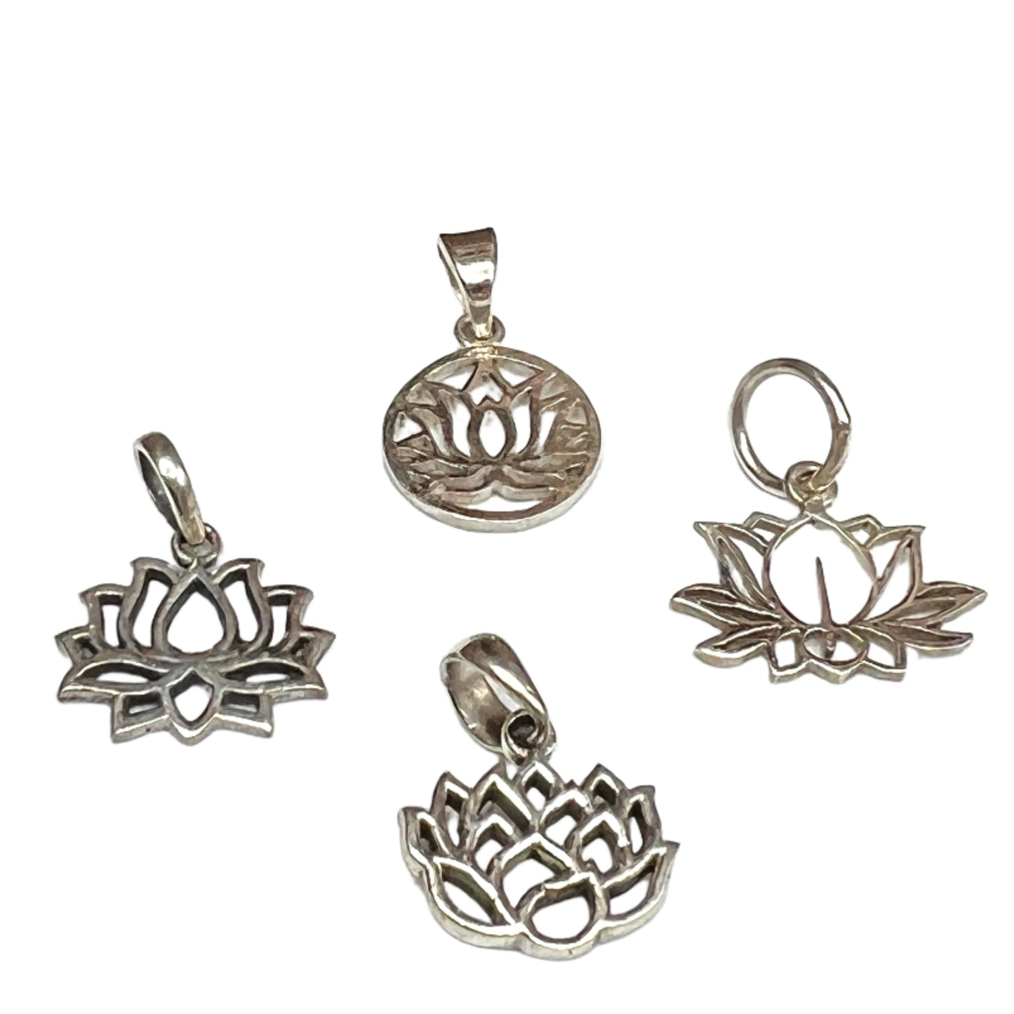 Small Lotus Flower Pendants