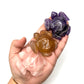 Hand Carved Gemstone Turtles