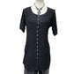 Embroidered Button Up Top