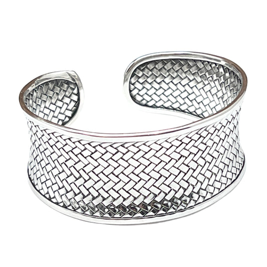 Sterling Silver Braided Cuff Bracelets