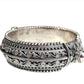 Vintage Rajasthani Sterling Silver Studded Bracelet