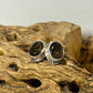 10mm Beaded Oval Faceted Studs Earrings