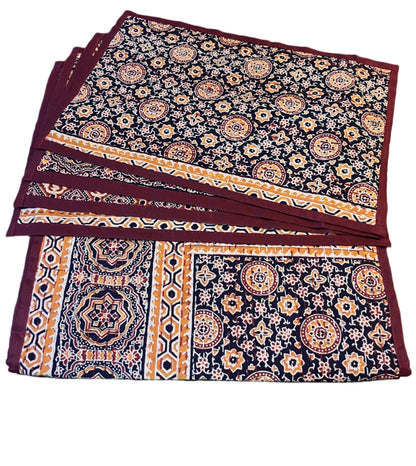 Rajasthani Kantha Table Runner & Placemat Set
