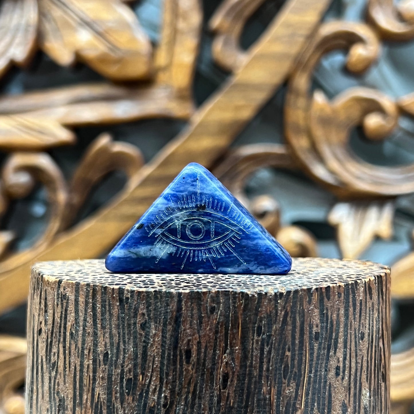 All Seeing Eye Triangle Stones