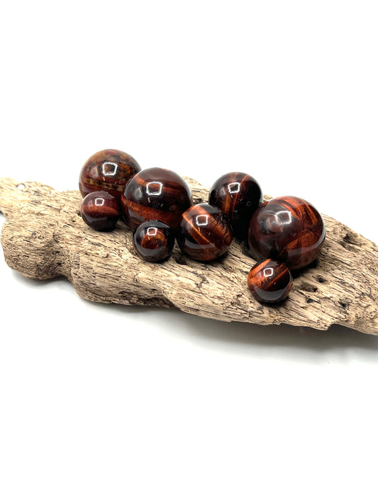 Red Tigers Iron Spheres | 4 Sizes