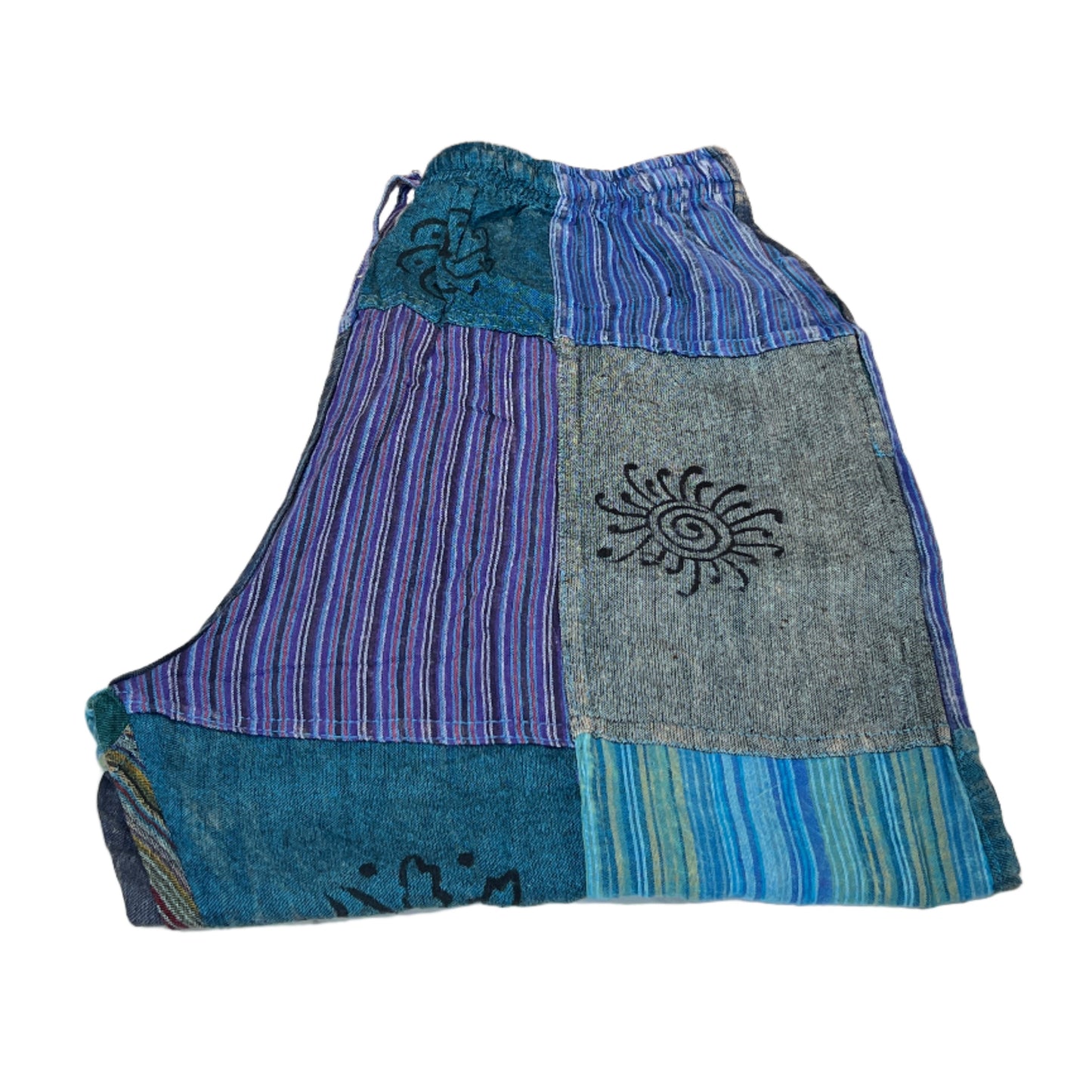 Nepali Patchwork Drawstring Pants