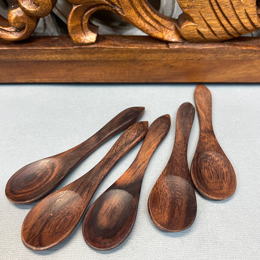 Sono Wood Spoons 4.5”- Set of 5