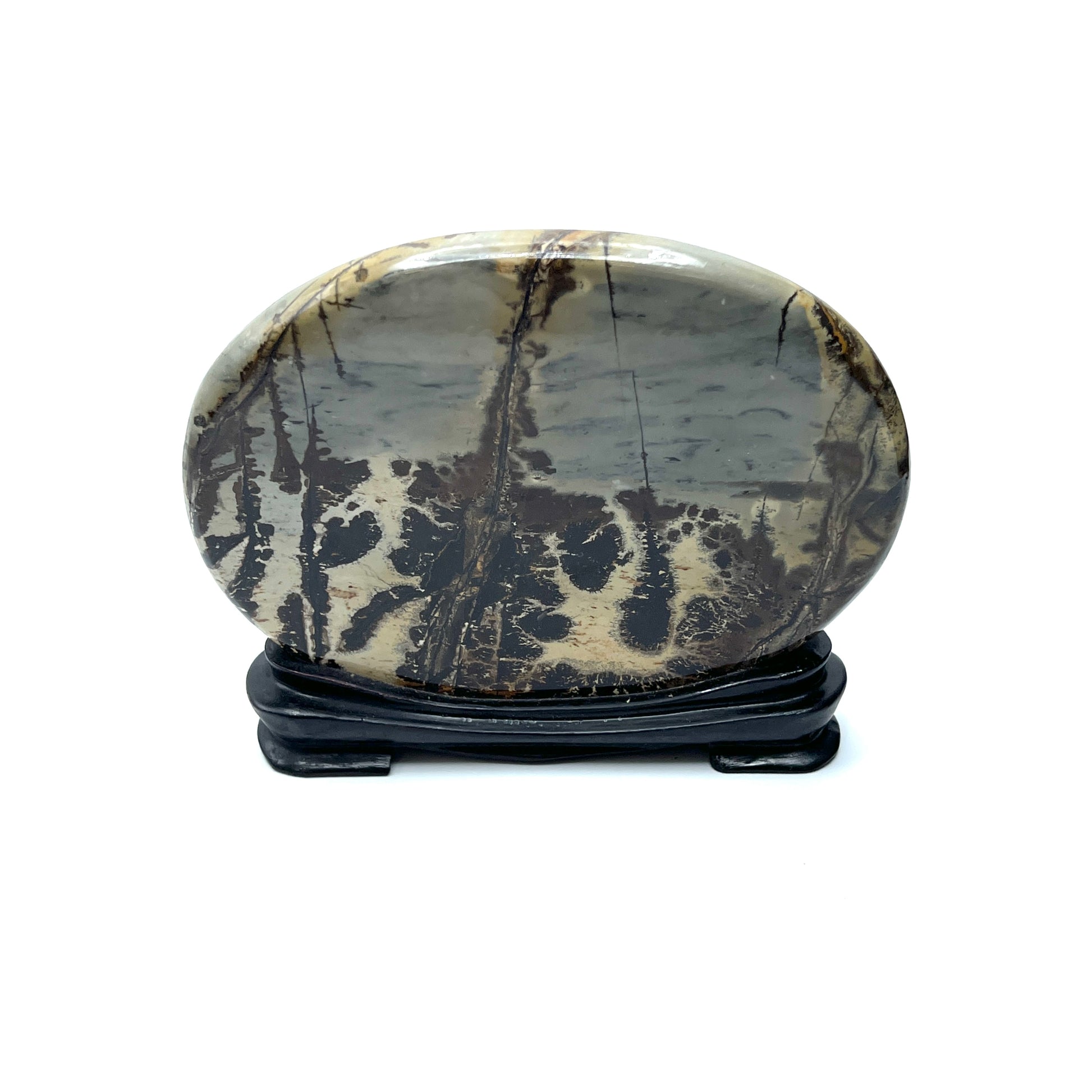 Oval Picture Jasper Scholar Stone