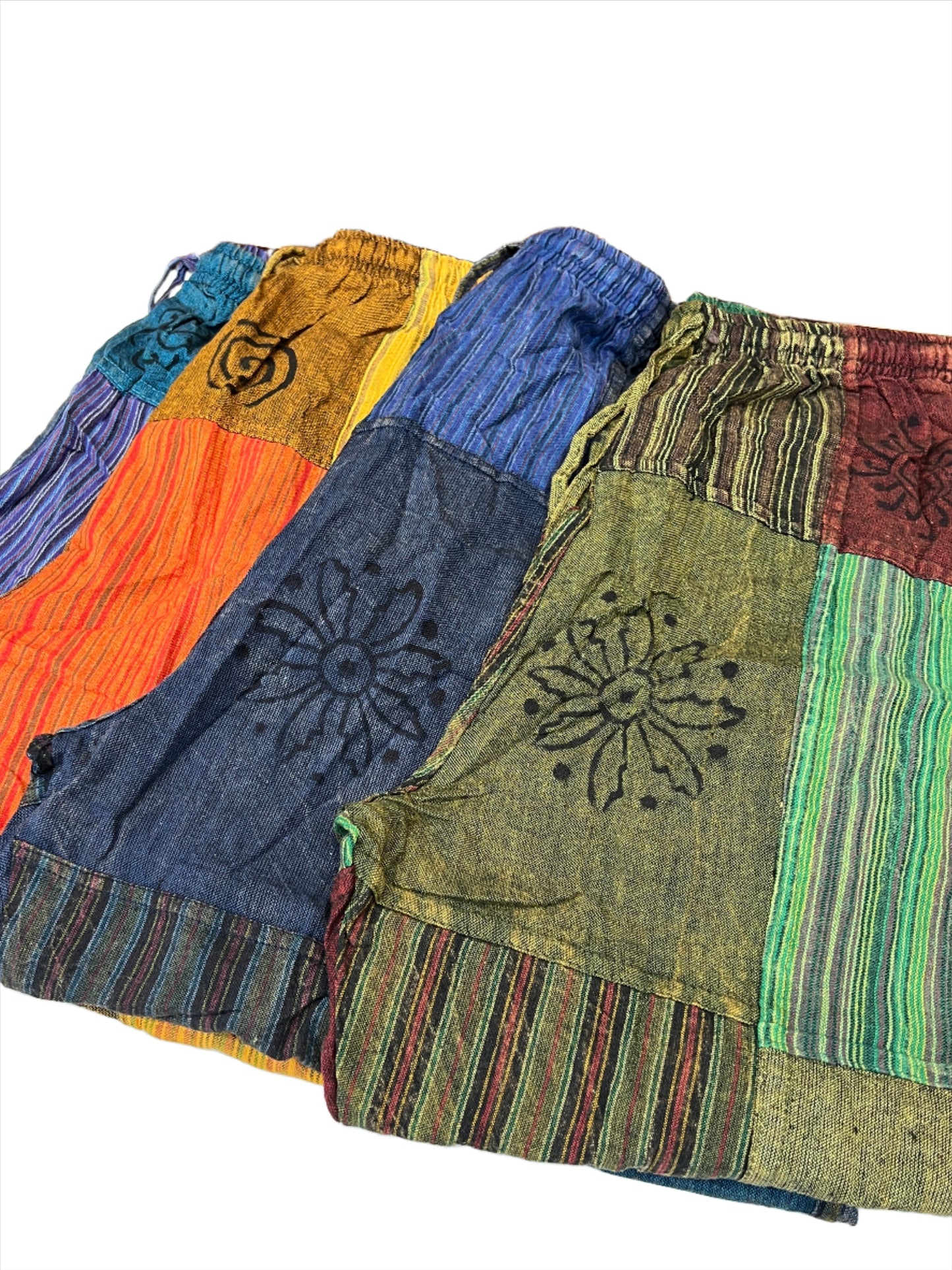 Nepali Patchwork Drawstring Pants