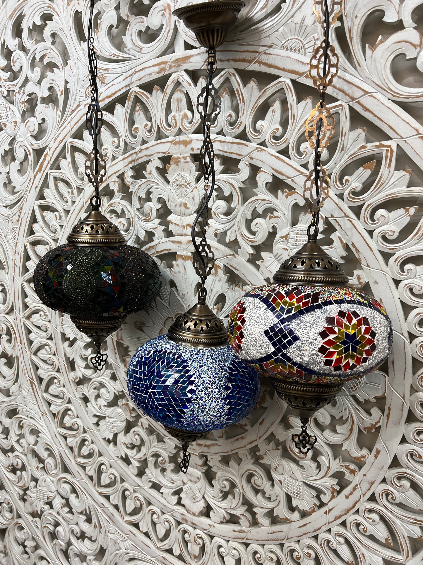 Turkish Mosaic Hanging Lamps