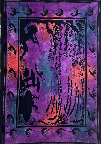 Mushrooms  Fairies Tapestries  | 3 Colors