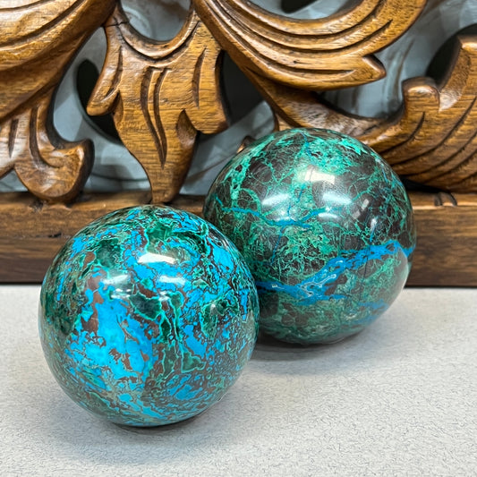 Chrysocolla Spheres