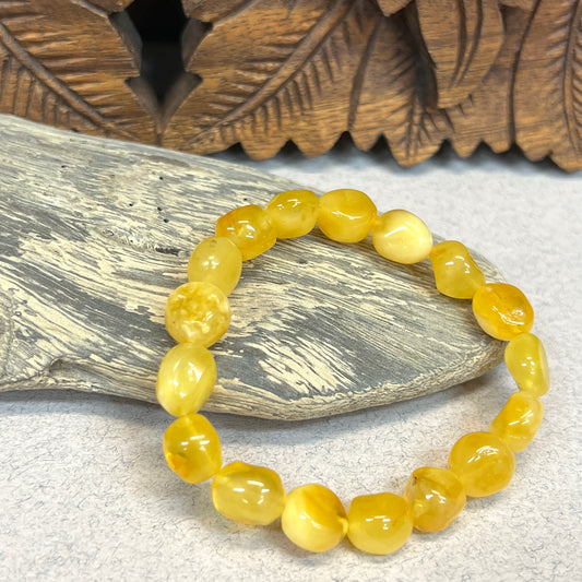 Butterscotch Amber Stretchy Bracelets