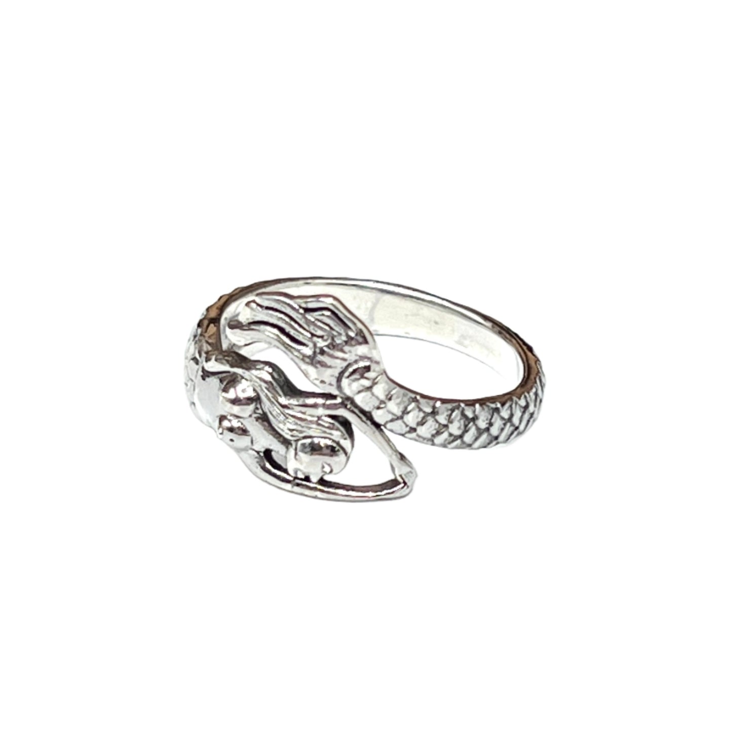 Sterling Silver Mermaid Wrap Ring