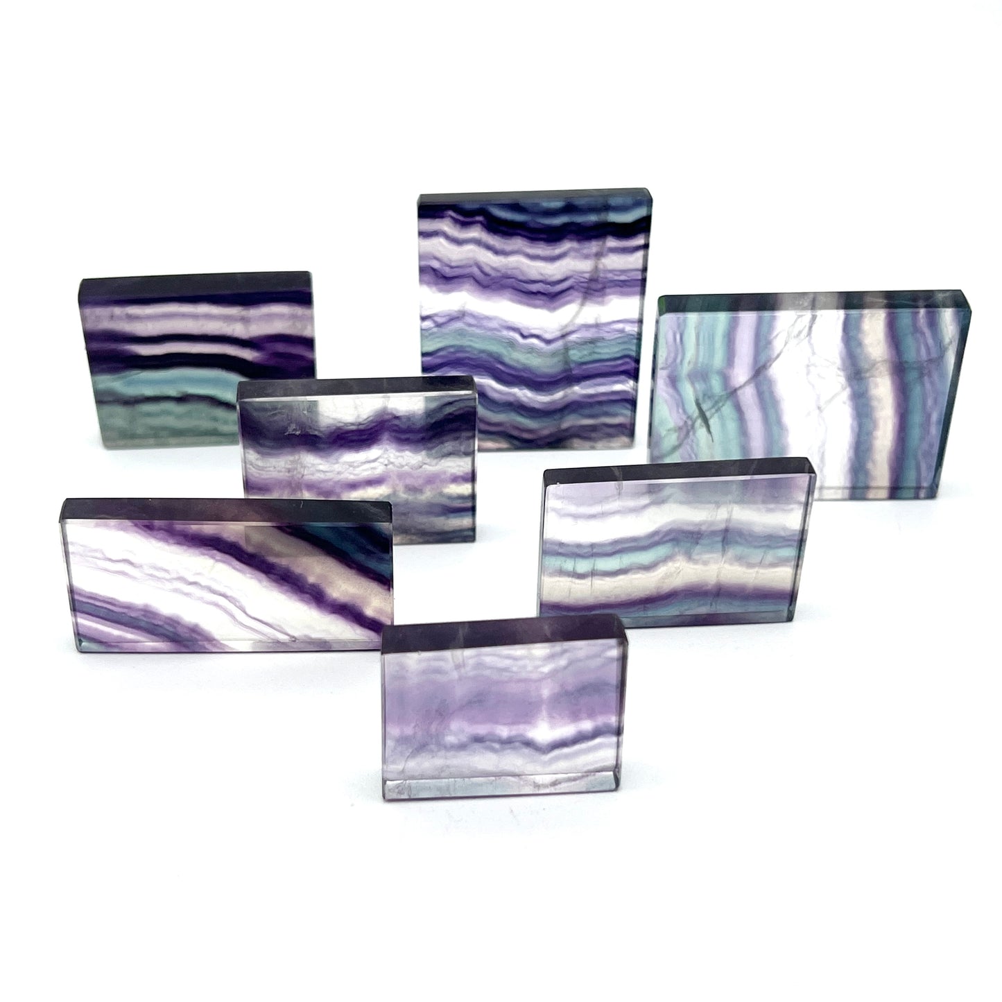 Fluorite Slab Slices