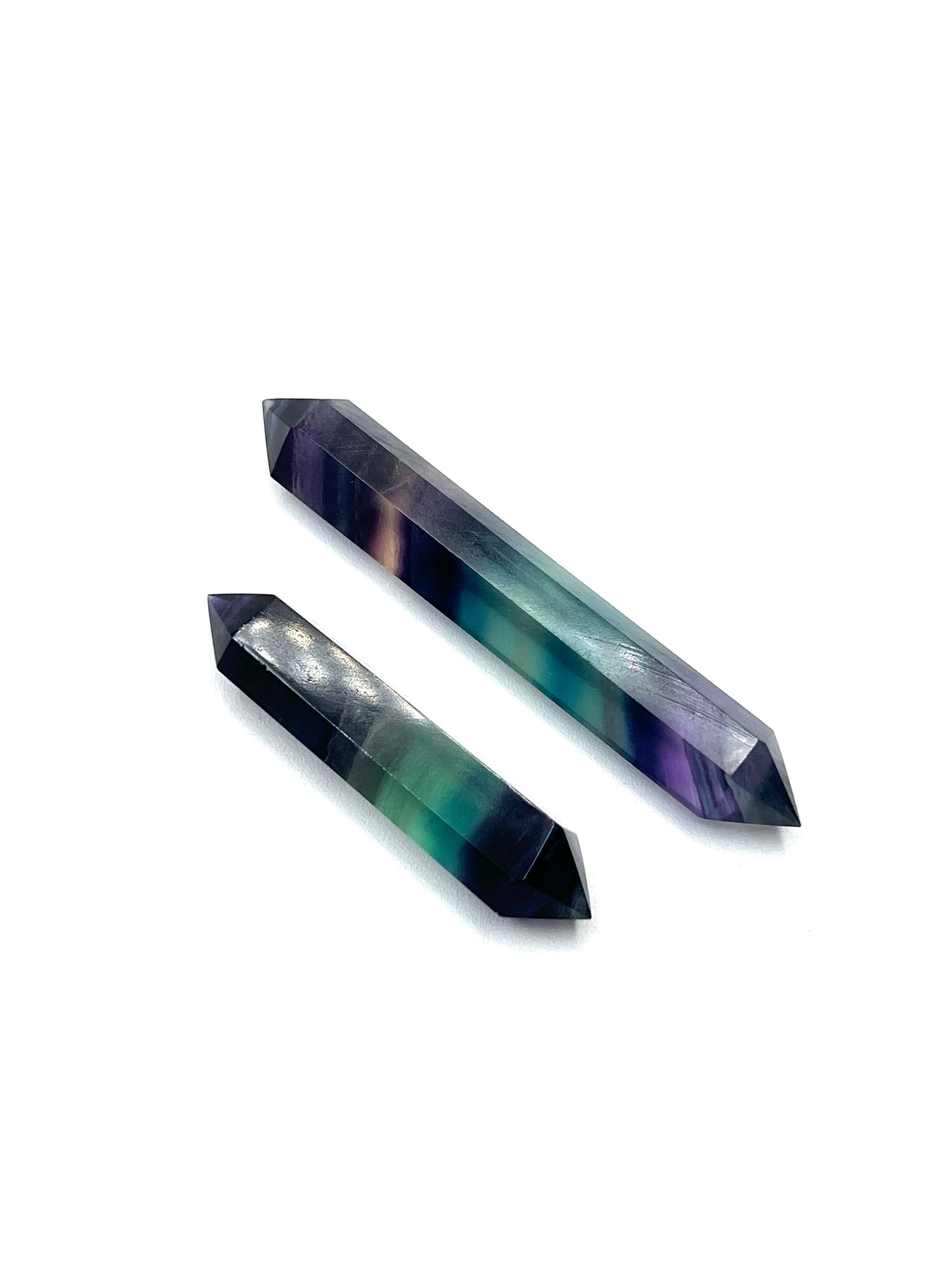 Double Terminated Fluorite Points