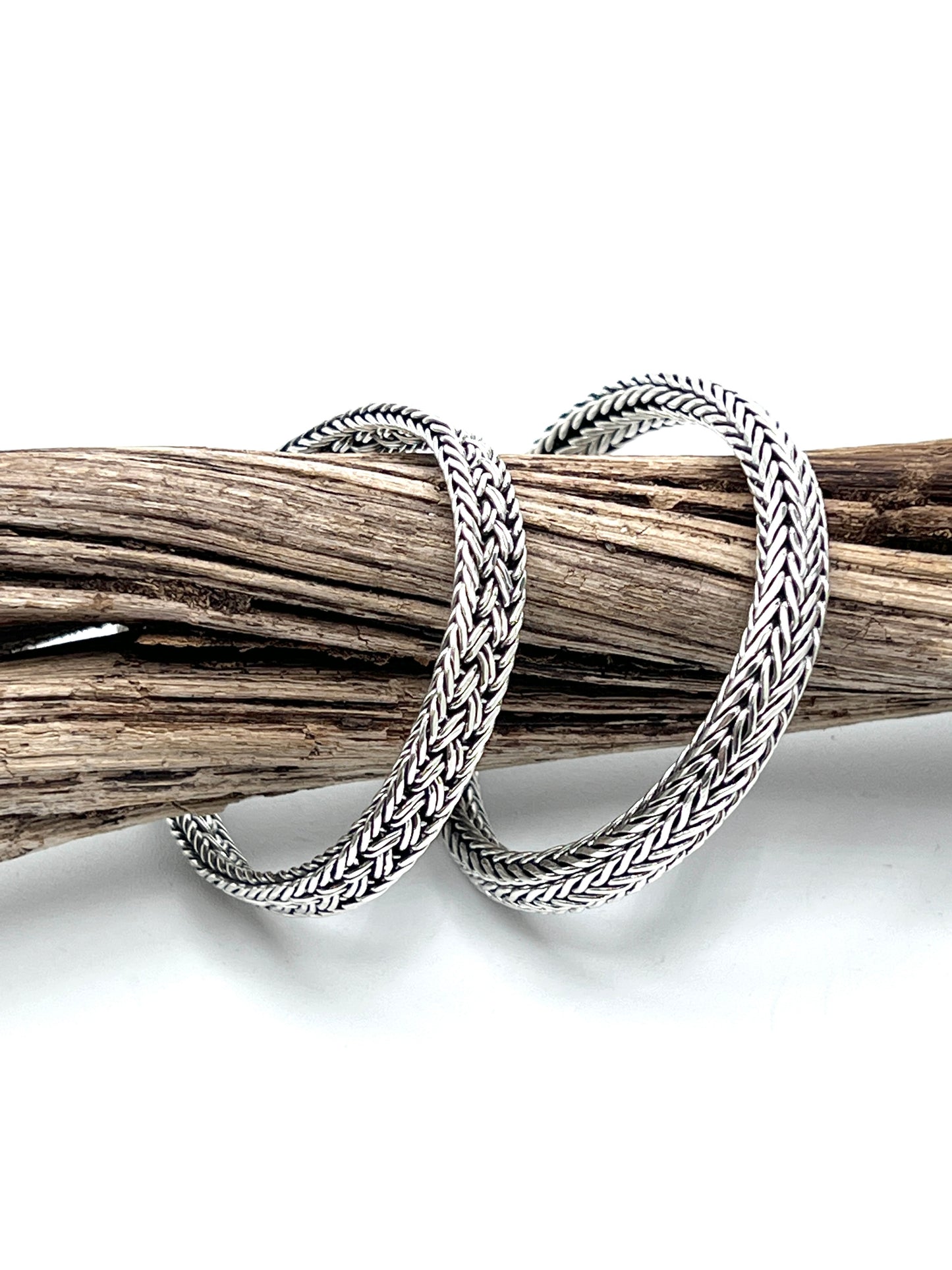 Sterling Silver Flat Chain Bracelets