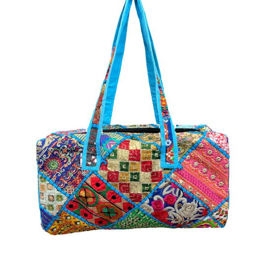 Rajasthani Embroidery Patchwork Duffle Bag