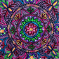 Mandala Embroidered Wall Hanging  32"x 34"