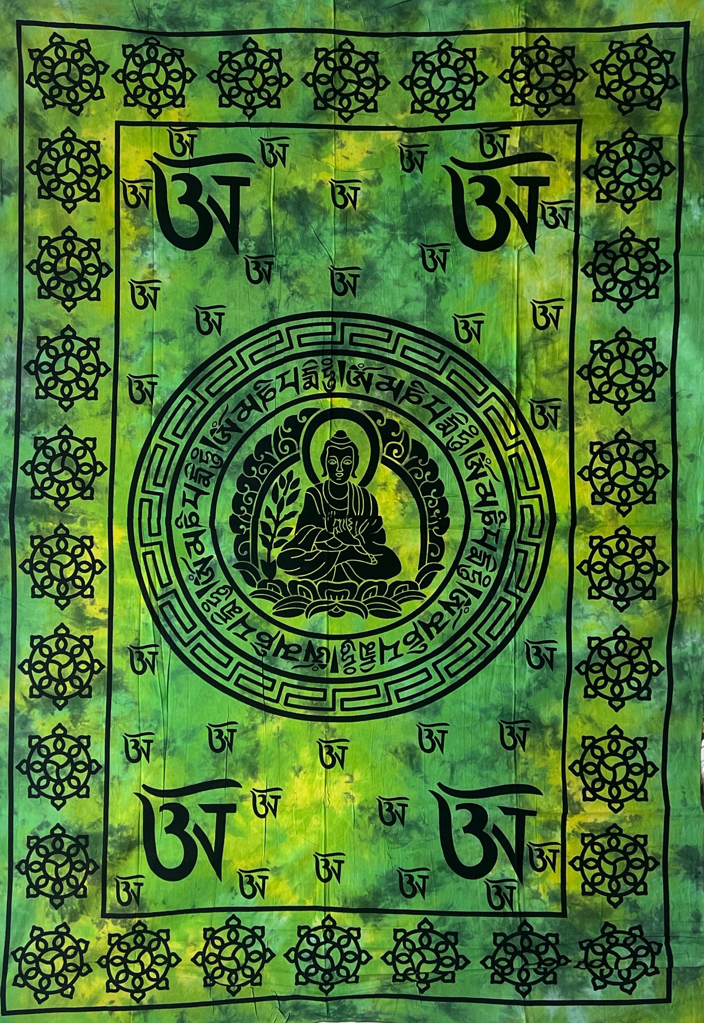 Tibetan Om Buddha Tapestry | 5 Colors