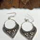 Oxidized Silver Tribal Earrings