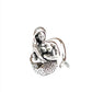 Sterling Silver Large Mermaid Wrap Ring