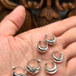 Small Tribal Hoop Earrings