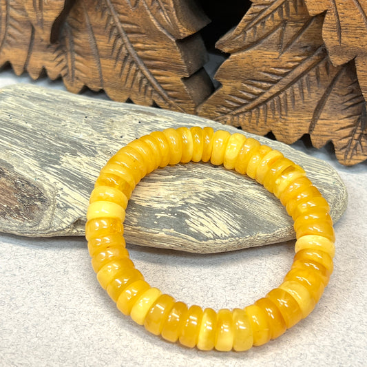 Butterscotch Amber Stretchy Bracelets