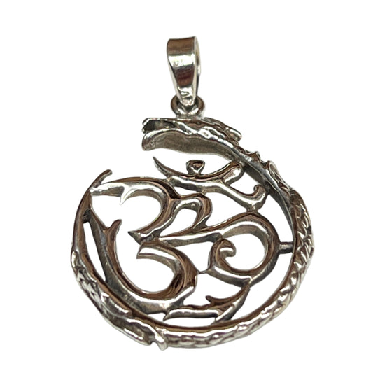 Om Dragon Pendants