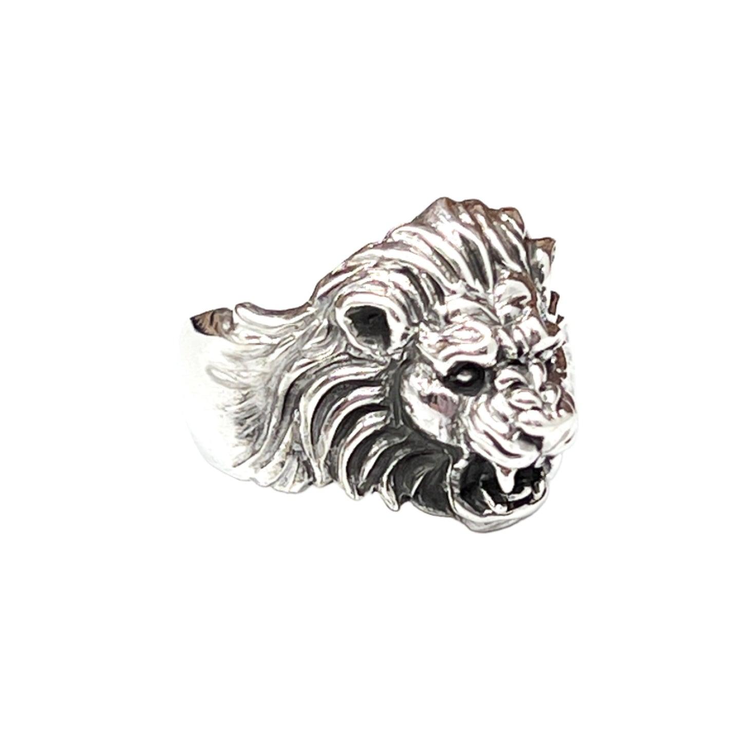 Sterling Silver Lion Ring