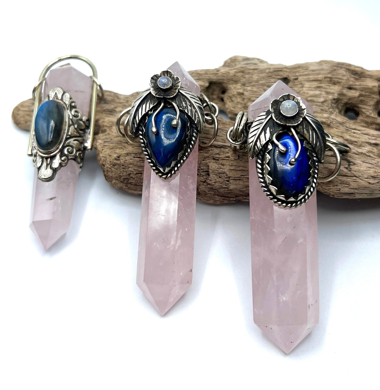 XXL Rose Quartz Point Statement Piece