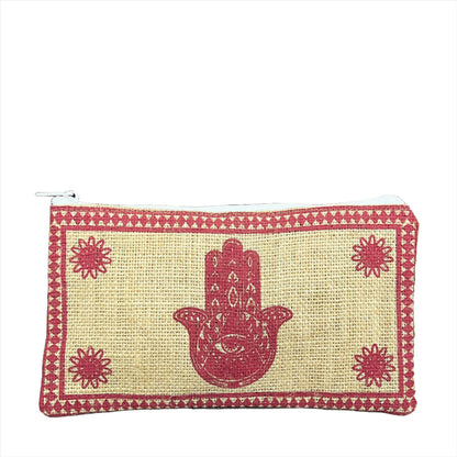 Burlap Accessory Purse
