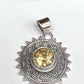 Small Sun Gemstone Pendants