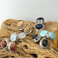 10mm Beaded Oval Studs Earrings
