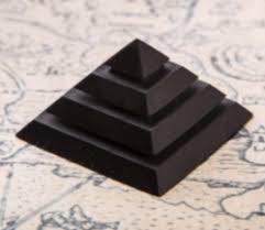 Carved Saqqara Shungite Pyramids
