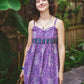 Block Print Spaghetti Strap Dress