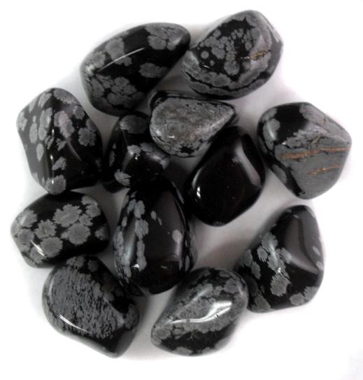 Snowflake Obsidian Tumbles