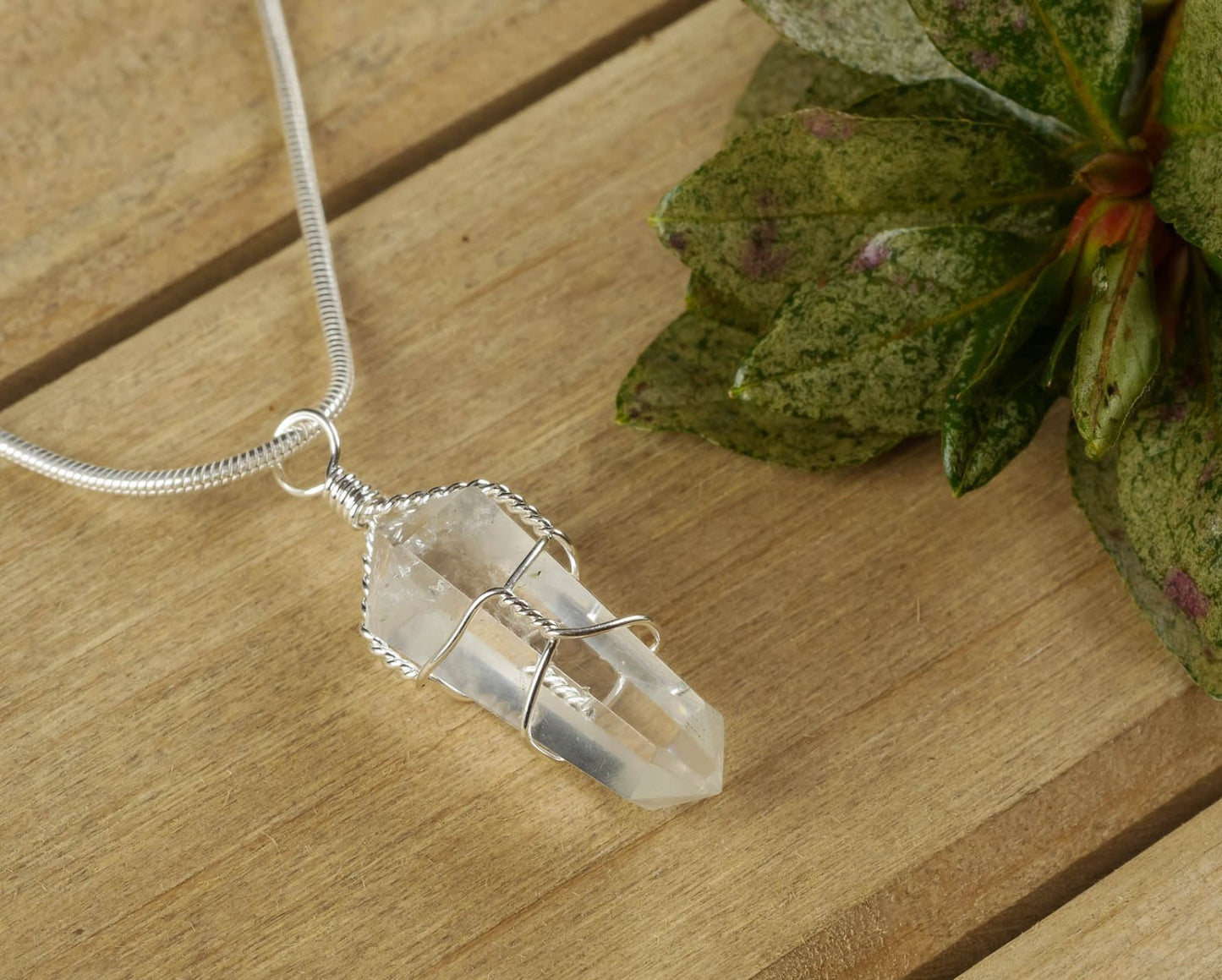 Crystal Point Wire Wrapped Pendants