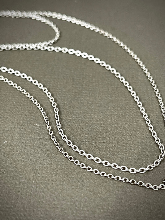 1.2mm Sterling Cable Chains - 16"-22"