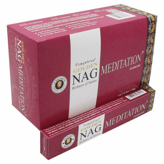 Vijayshree Golden Nag Meditation Incense | 15 , 40 Grams