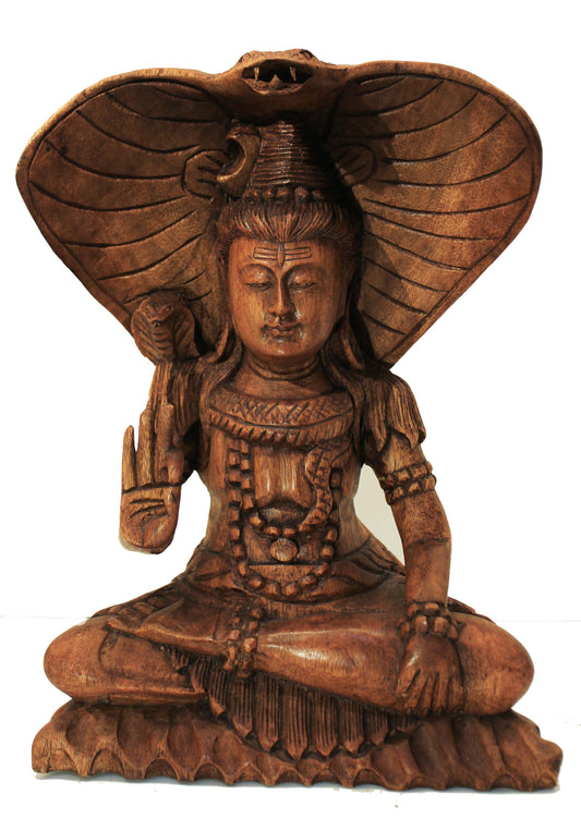 Shiva and Cobra Carving