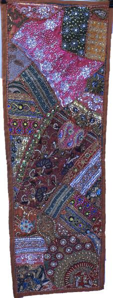 Rajasthani Patchwork Wall Hangings Heavy Embroidery 20"x58"