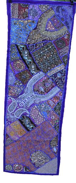 Rajasthani Patchwork Wall Hangings Heavy Embroidery 20"x58"